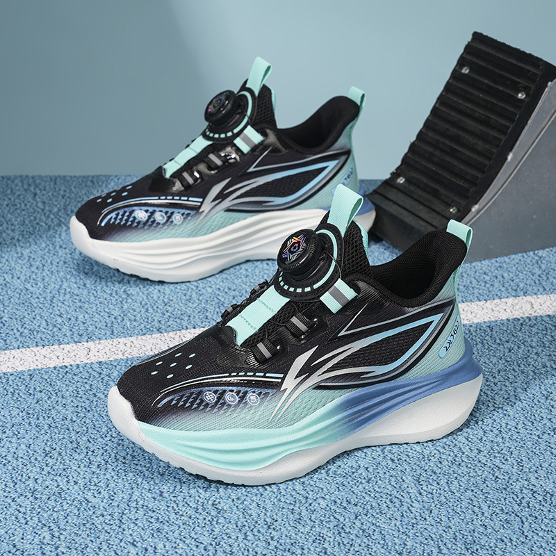 Children's running shoes, casual mesh shoes, children's shoes, boys' and girls' sports shoes, new spring and autumn breathable mesh with rotating buckle