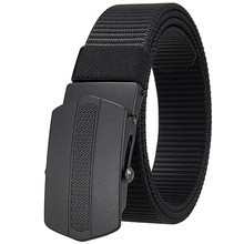 新款男士个性滚杠布带腰带扣配尼龙编织皮带 LY36-25848-3