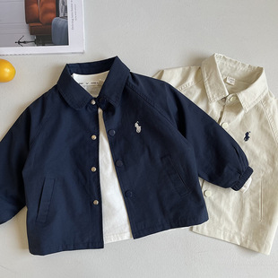 [Mountain View] Children's Coat 2025 Spring Boys' Jacket Girls' Rush Clothes Cardigan Windbreaker Children's Wear in stock
