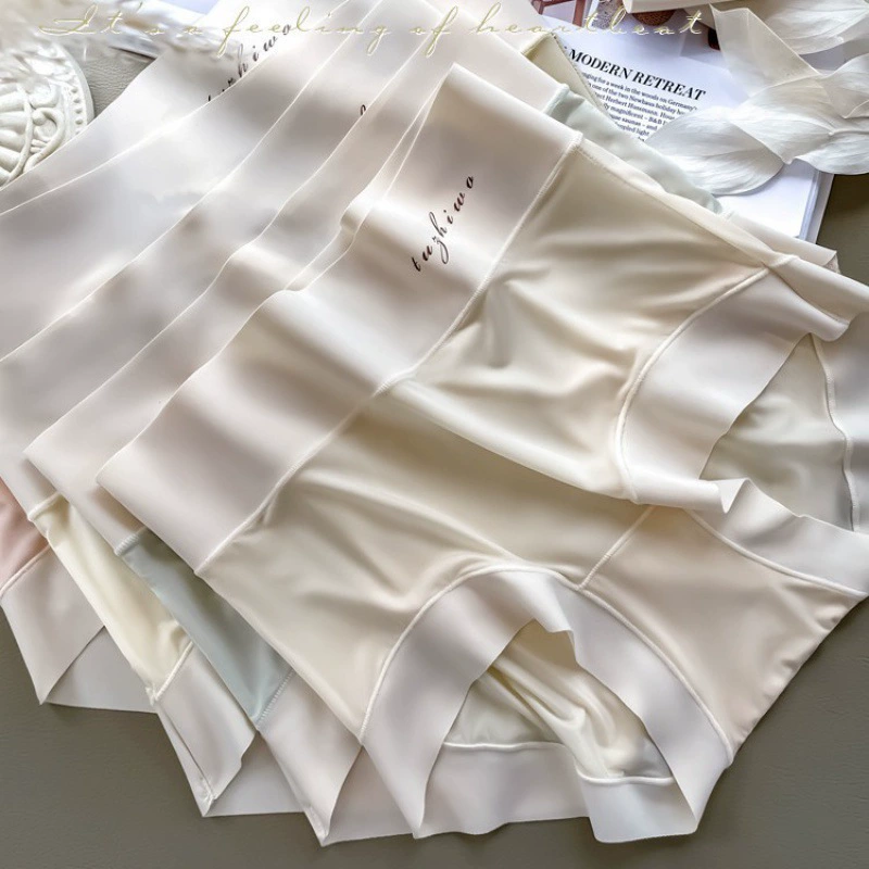 Ultra thin silk underwear, trousers, pants, high waist