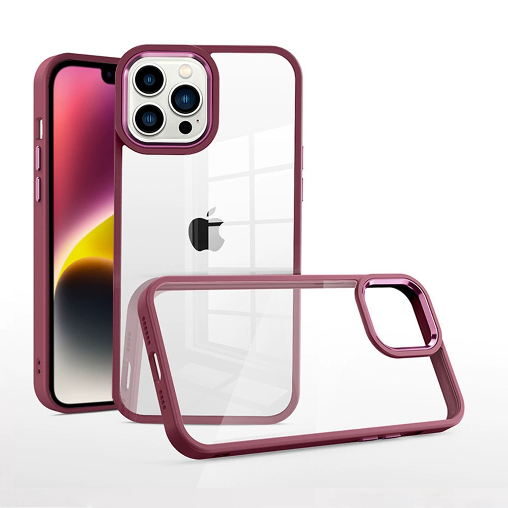 Apple, iPhone 14, металлический чехол для телефона, линза, прозрачный износостойкий матовый защитный чехол, iPhone, интернет-знаменитость, защита на осень
