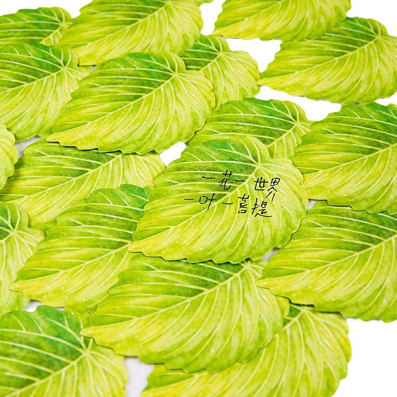 Hojas frescas recopilación de notas de hoja de simulación de notas de hoja N veces pequeñas notas de mensaje frescas etiquetas