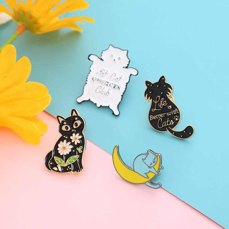 11g Weight Fashion Pin Animal Alloy Enamel Unisex Brooches
