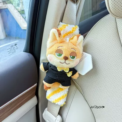 Zootopia Judy Nick Car Sürətlər qutusu və əl tormozu başlıqları - a82-stripes-nick-cute-candy-dance-single