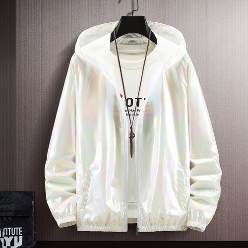 New Colorful Summer Sun Protection Jacket for Men, Thin Sun Protection Clothing for Men, Outdoor Sports Quick-Drying Clothes, Skin-Friendly Clothes, Fishing Clothes