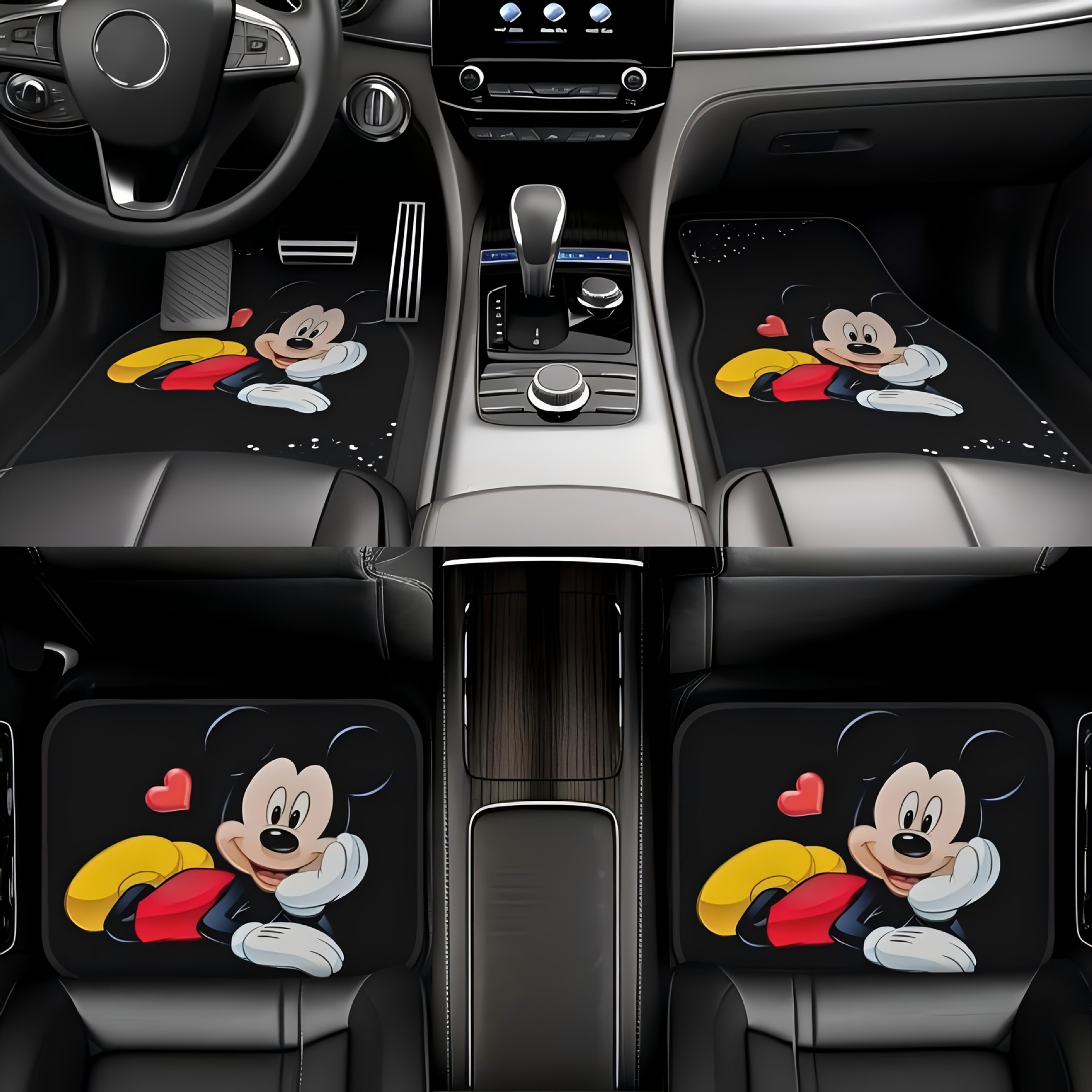 temu cross-border personalized cartoon universal car mat absorbent quick-drying dirt-resistant wear-resistant easy to care car mat floor