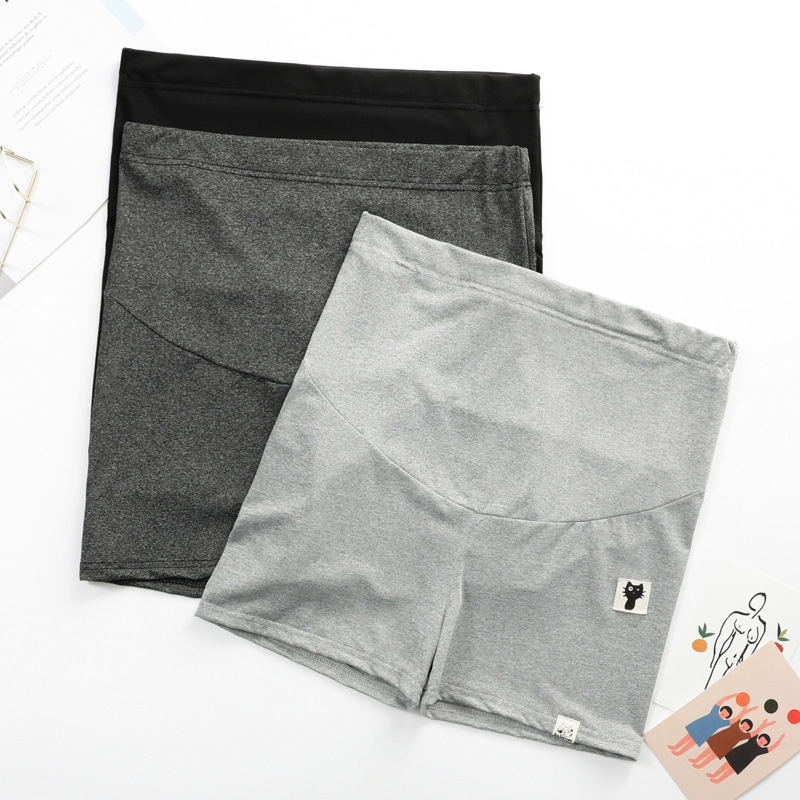 Maternity pants, summer maternity three-quarter pants, anti-exposure ice silk cool pants, shorts