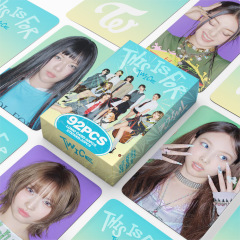 TWICE新作アルバム THIS IS FOR グリーティングカード スターフォトカード 3inch LOMOカード 92枚在庫あり