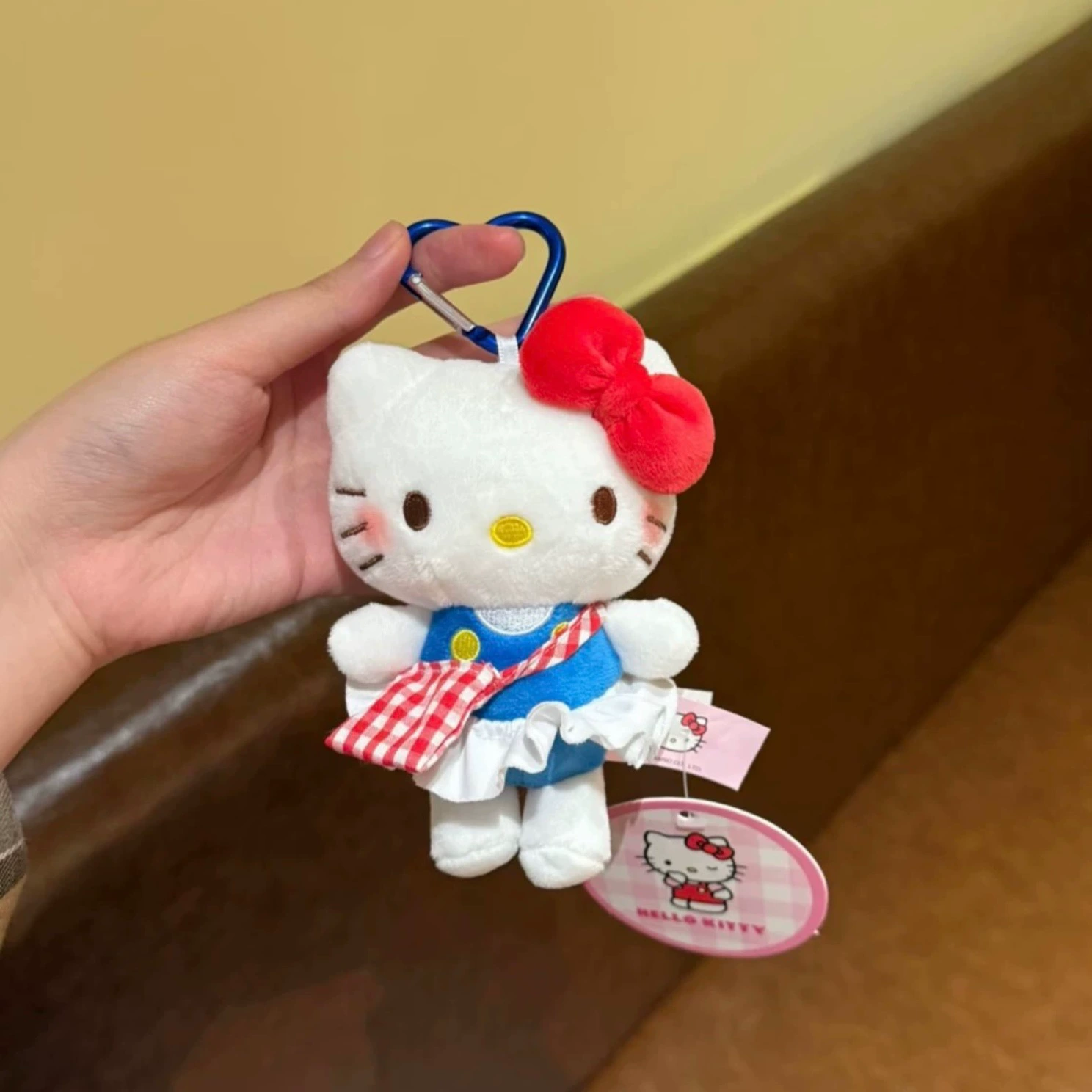 Hello Kitty, настоящий мультяшный кулон, милый брелок, кукла, подарок для девочки