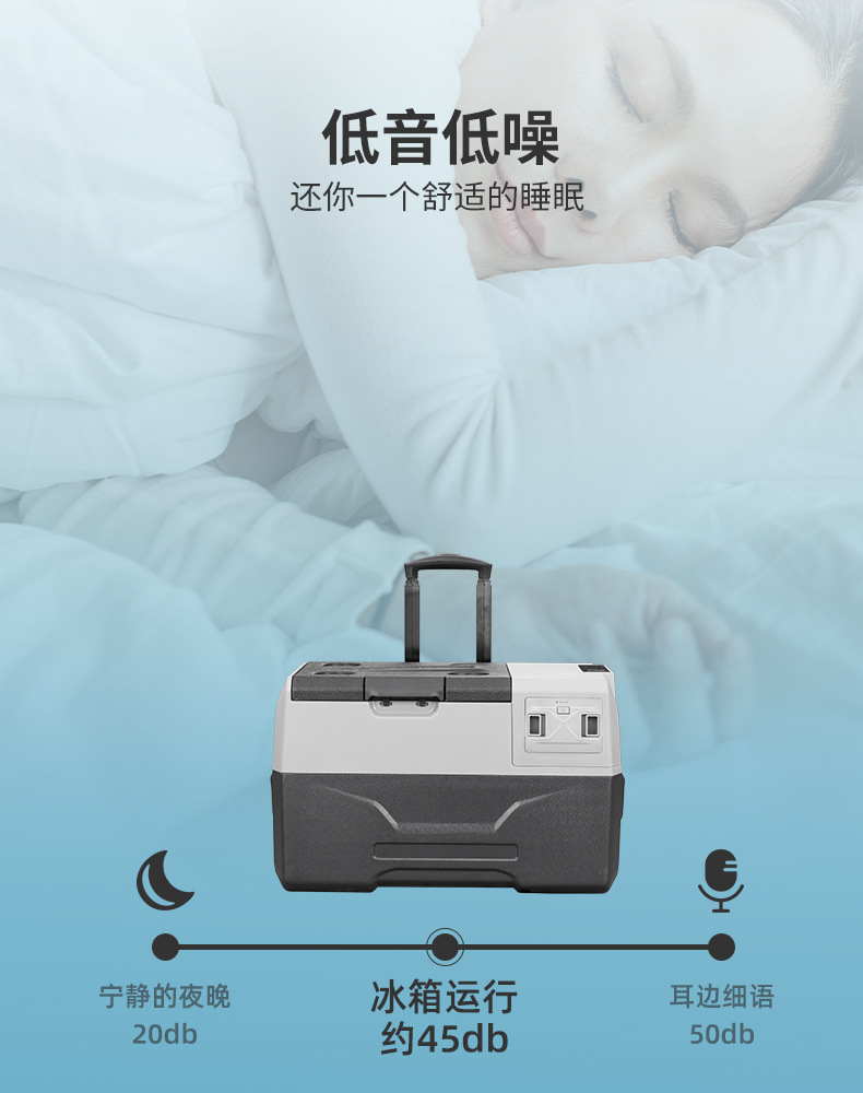 Ice Tiger Compressor Car Refrigerator Car Home Dual-use Refrigeration 12v24v Portable ECX30 Dormitory Small Refrigerator