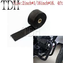 MoTorcyclE Black 5M ExHausT HEadEr PPE HEaT WraP TaPE 2nc