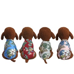 Hawaii Pet Summer Clothes, Summer Fashion Dog Clothes, Multiple Styles and Colors of Dog Clothes for Summer