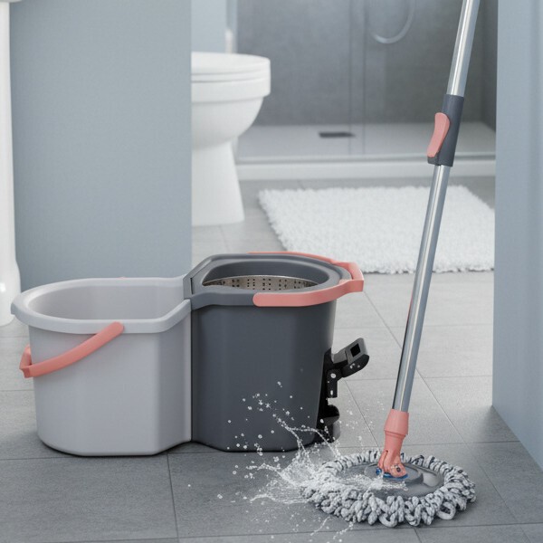 Pedal Separation Bucket Mop Set Folding Bucket Split Bucket Mop with Foot Pedal Bucket Rotating Dehydration