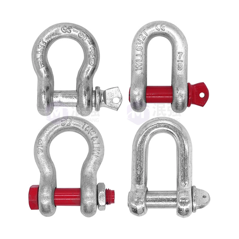 Unloading bow -shaped unload D national standard lock with a lifting American -style unloaded hook U -shaped ring horseshoe ring ring