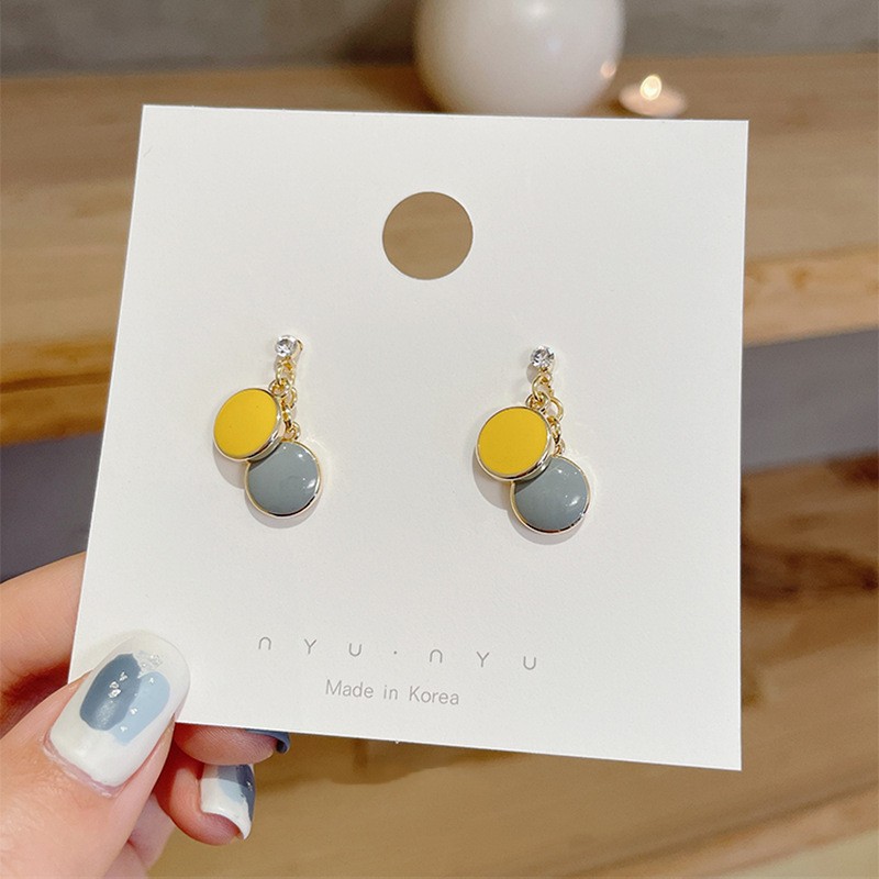 Heart Shape Pattern 1 Pair Simple Style Heart Shape Plating Alloy Ear Studs