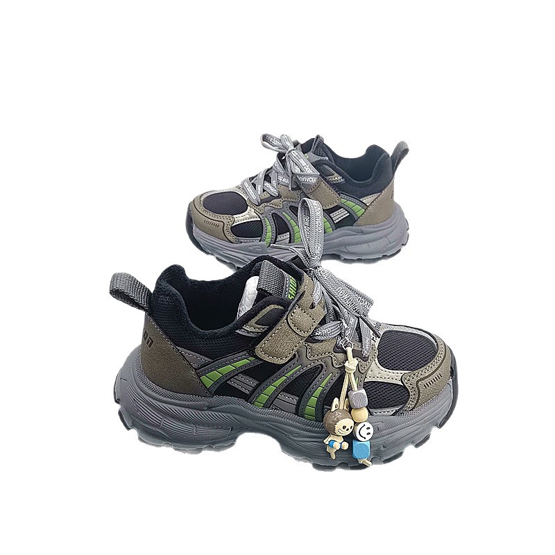 Zapatos deportivos de cuero de algodón para niños, zapatos de correr de primavera y otoño, zapatos deportivos para niños, zapatos deportivos para niños, estudiantes