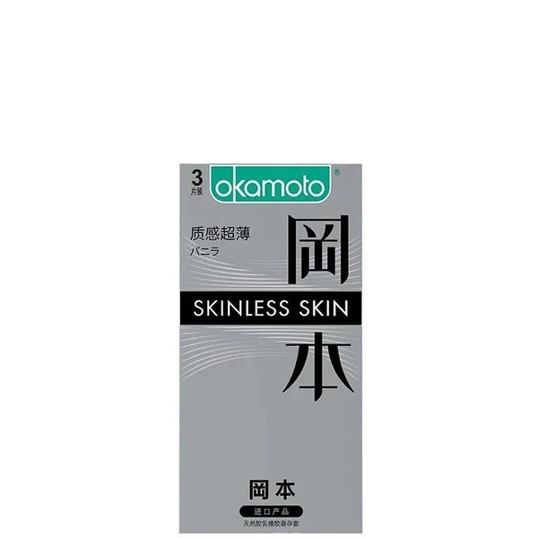 【12/medium pack】Oka's natural texture ultra-thin 3-pack (large box)