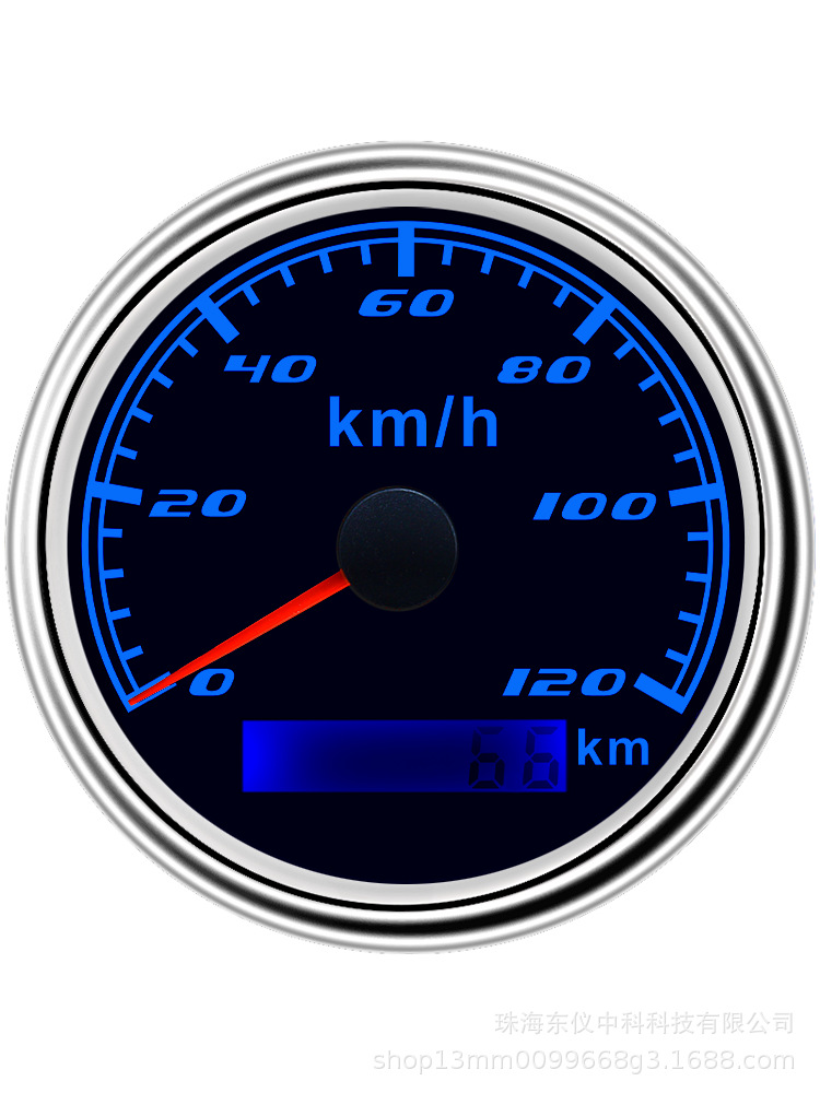 85mm speedometer motorcycle equipped with waterproof GPS speedometer engineering truck truck GPS positioning speedometer