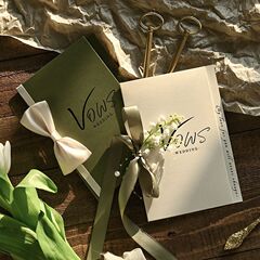 結婚式の誓いのカード、結婚式のグリーティングカード、宣誓スピーチブック、手書きのロマンチックなインヨーロピアンスタイルのニッチで絶妙な誓いの本