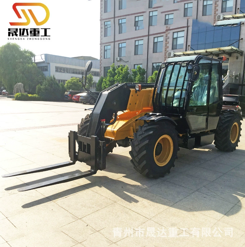 Экспорт многофункциональный телескопический рычаг кросс-кантри погрузочная машина зерна пшеницы кукурузы хлопка Высотной обработки погрузки вилки