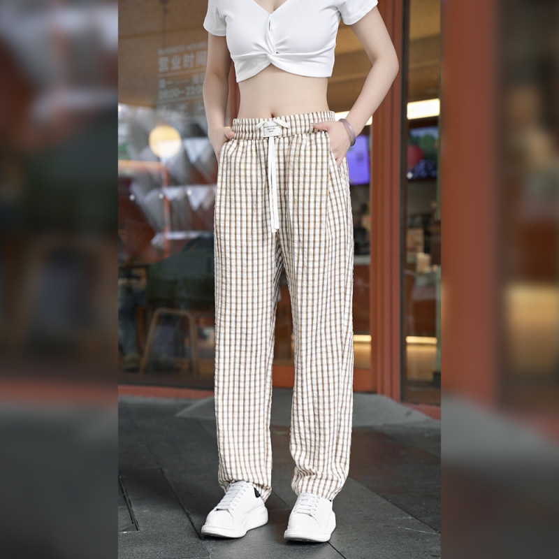 2026 Summer Thin Breathable Plaid Casual Pants for Men, Loose Straight-Leg Trendy Versatile Stretchy Long Pants 2026 Summer Thin Breathable Plaid Casual Pants for Men, Loose Straight-Leg Trendy Versatile Stretchy Long Pants