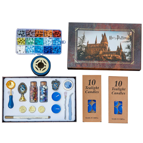 Harry Peripheral Fire Paint Seal Set European Retro Fire Paint Seal Magic Academy Set Fire Paint Wax Particles Wholesale