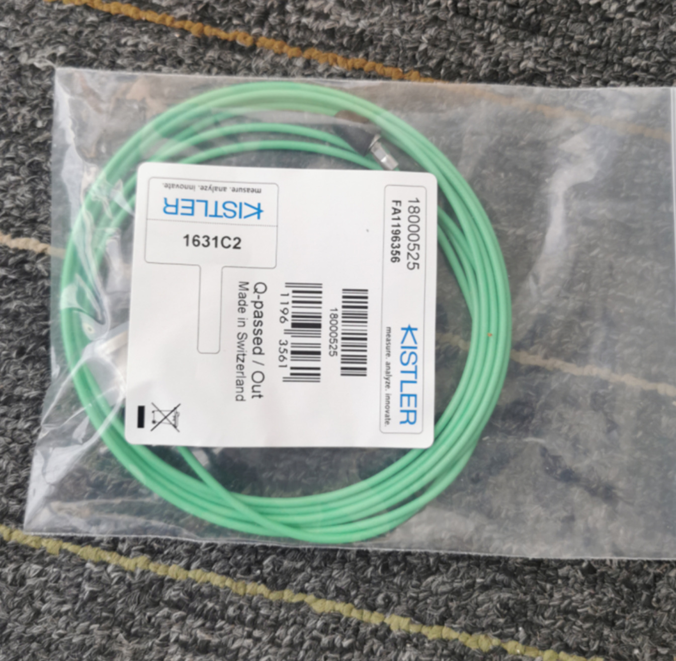 KISTLER奇石乐 电线电缆连接线1631C2 全新原装 库存现货