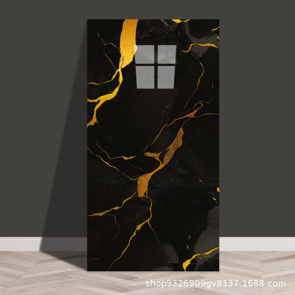Autoadhesivo adhesivo de pared transfronterizo papel de pared de aluminio plástico imitación de azulejos adhesivo a prueba de agua a prueba de humedad papel de pared decorativo de fondo de baño