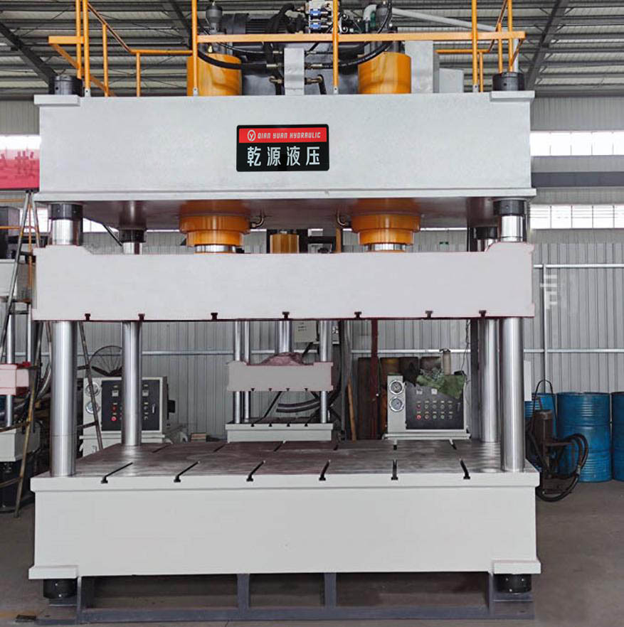 500吨汽车内饰成型双缸大型四柱液压机 金属加工拉伸三梁油压机床