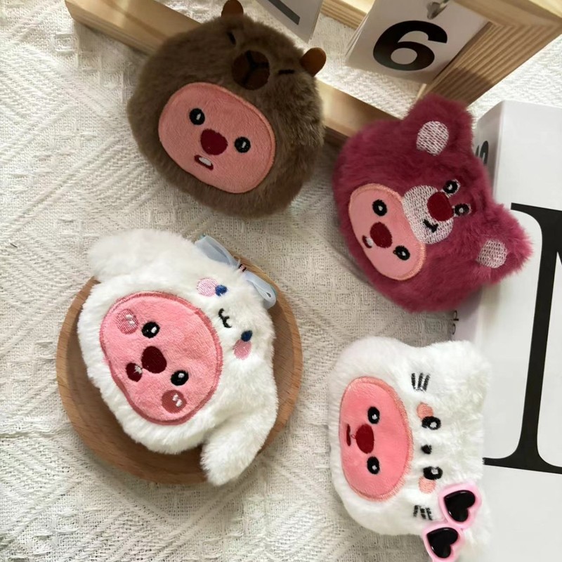人気のぬいぐるみルーピービーバー漫画ぬいぐるみペンダントバッグ衣類ペンダントブローチキーホルダー diy ギフト|undefined