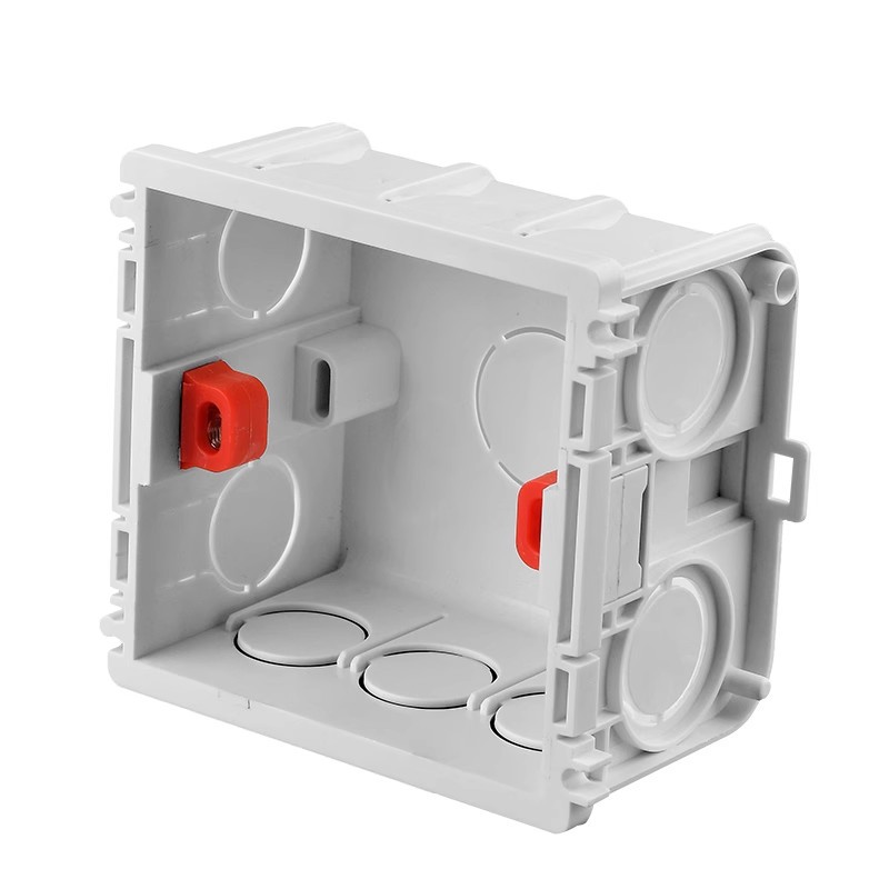 Caixa eléctrica internacional 86 caja de cableado oculta caja de cableado caja de interruptor de enchufe doméstica caja de cable