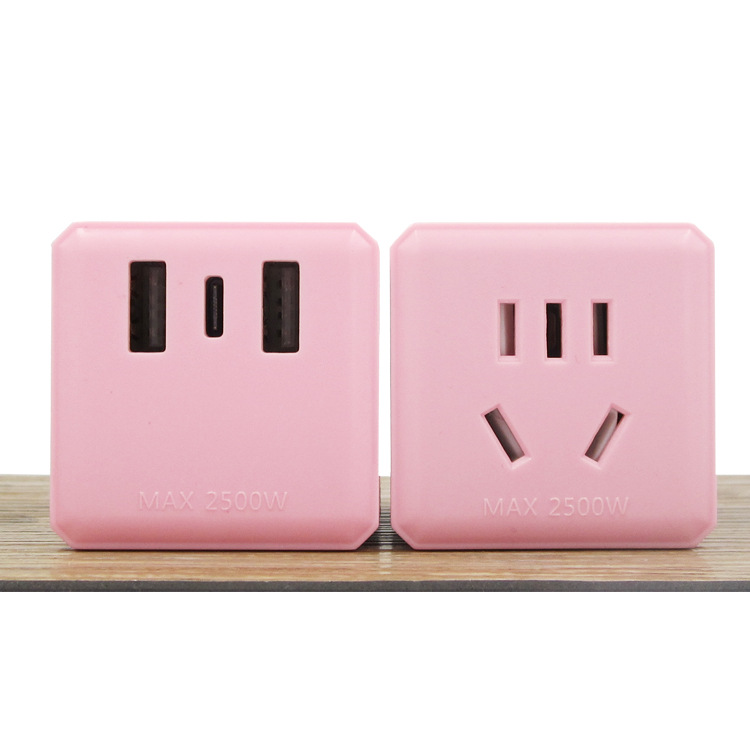 Smart Rubik's Cube Socket Panel Multi-hole Plug Strip Plug Board Wireless Without Wire Multi-function Rubik's Cube Plug