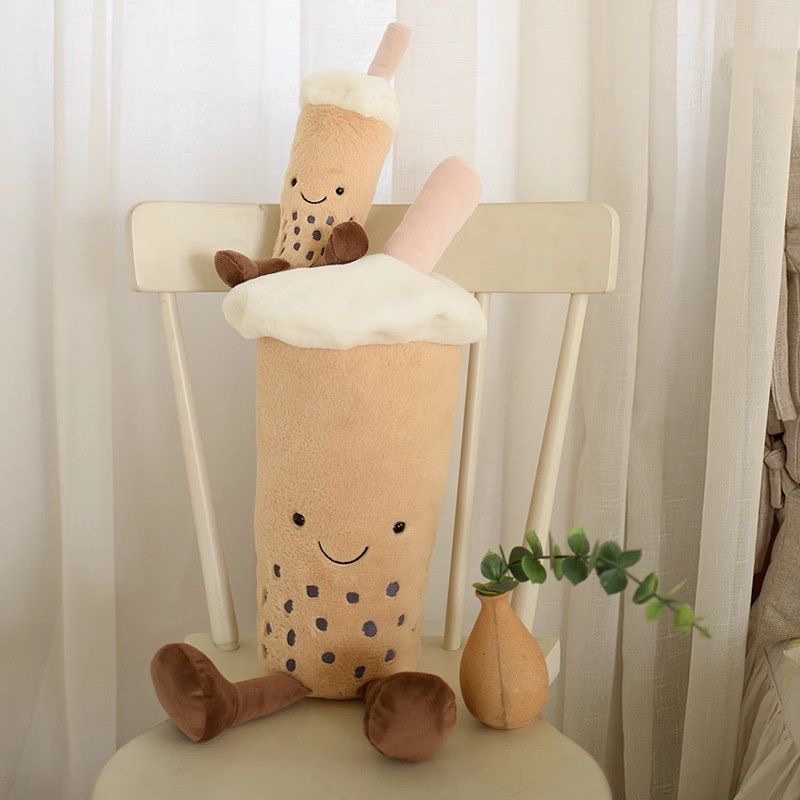Nordic Fun and Creative Milk Tea Plush Toys, Cute Pillows, Dolls, Gifts for Men and Women, Wedding Throw Dolls, Wholesale