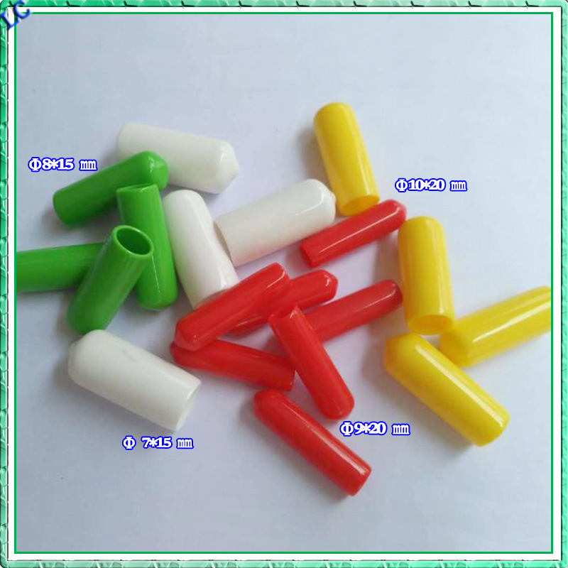 Original factory wholesale PVC thread protective cap PVC rubber sleeve dust cap end protective sleeve handle sleeve wire harness dust cap