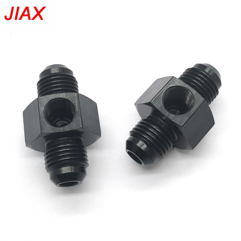 Piezas de automóvil Enfriador de aceite de aleación de aluminio Convertidor de tubo de aceite Conector de alambre Conector de alambre AN3-AN12 a rosca 1/8NPT