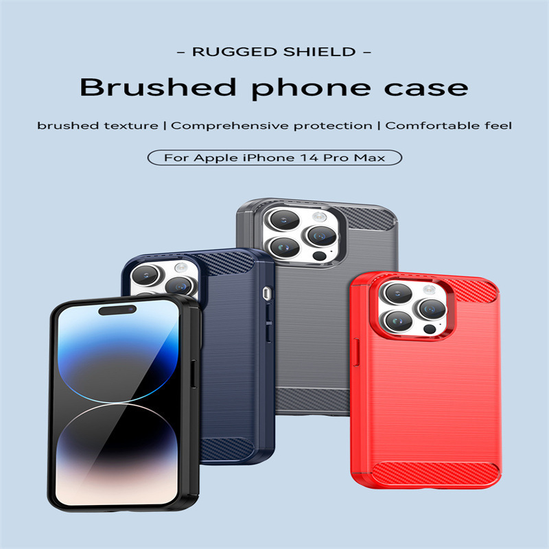 For Motorola EDGE40NEO Phone Case G84 Carbon Fiber Brushed G54 Drop-resistant G34 Protective Case G14 For Motorola EDGE40NEO Phone Case G84 Carbon Fiber Brushed G54 Drop-resistant G34 Protective Case G14