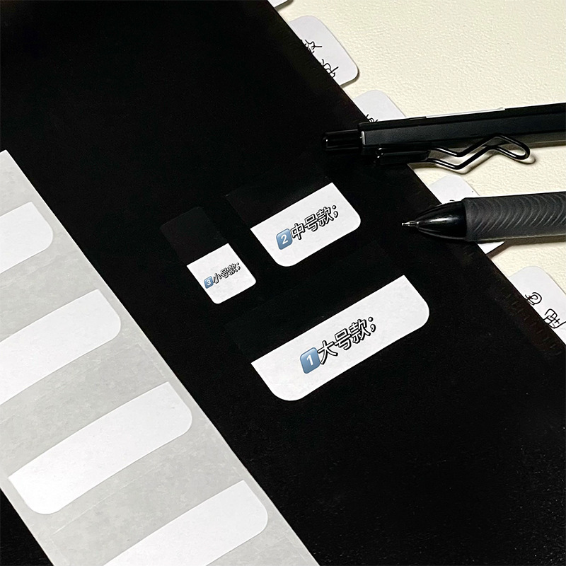 Ins nuevo índice blanco etiqueta de alto valor de color pegatinas de color red post-it pequeño pegatinas de clasificación pegajosas marcadores pegatinas