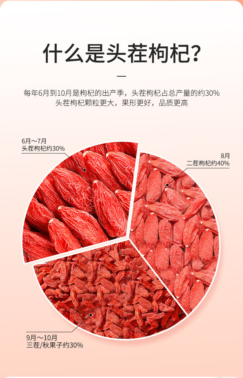 Premium Ningxia Goji Berries 250g Grade A Ready to Eat Dried Wolfberry Fruit overview
