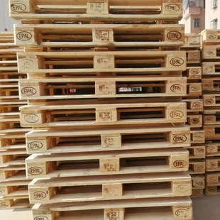 European Standard Solid Wood Epal Wooden Pallet Forklift Wooden Pallet Warehouse Board Fumigation Export Logistics Warehouse Moisture-Proof Pallet Pallet