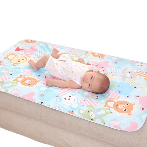 Dulaiduwan mother and baby cotton infant 3-layer waterproof diaper pad baby large 75*120 newborn diaper
