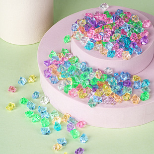 Highly Transparent Simulated Crushed Ice Miniature Resin Internet Celebrity Mini Food Model Toy Jewelry DIY Accessories Small Ornaments