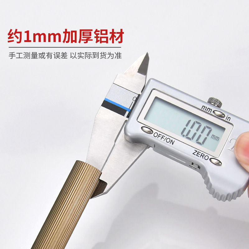 Tubo de pantalones de aleación de aluminio redondo de aleación de aluminio estampado grueso tubo de vestuario percha de ropa percha de ropa tubo de pantalones tubo redondo