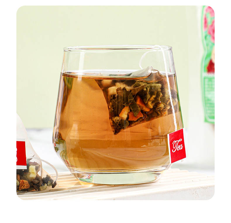 Apple Rose Lotus Leaf Tea 250g 50 Pyramid Tea Bags Cold Brewed Herbal Blend details