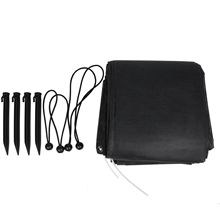 房车遮阳篷车边帐篷车顶遮阳移动式车载遮阳帘PVC网格布