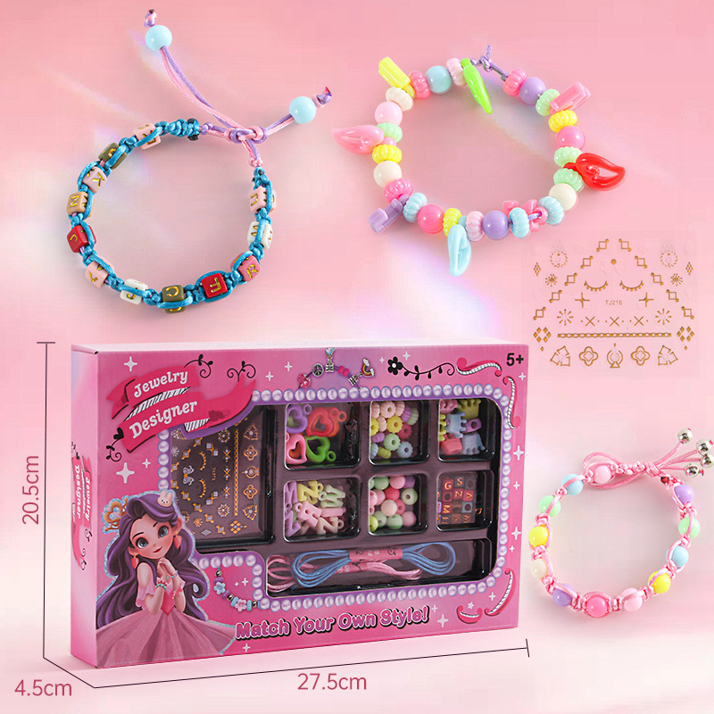 Diseño de joyería, abalorios DIY, regalos exquisitos, juguetes hechos a mano para niños, regalos de cumpleaños para niñas, pulseras, collares