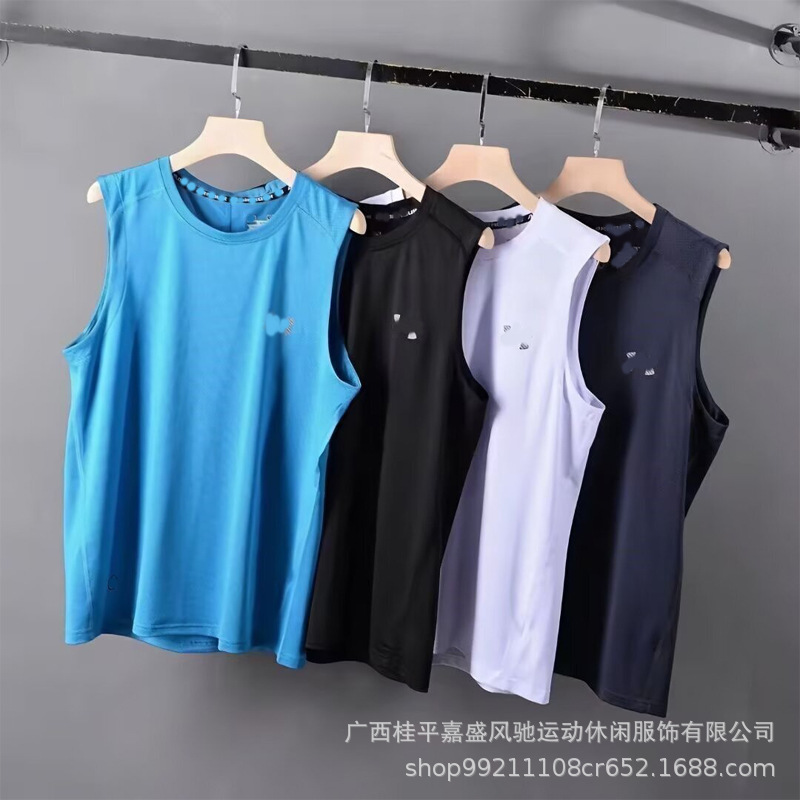Summer Running Sports Vest for Men, Lightweight Perforated Marathon Racing Vest, Sleeveless Quick-Drying Fitness Breathable Shirt