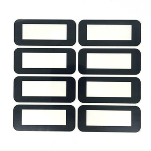 Screen Screen Printing Transparent PC Acrylic Window Display Protection Lens Wear-resistant Scratch-resistant Screen Printing Border Black
