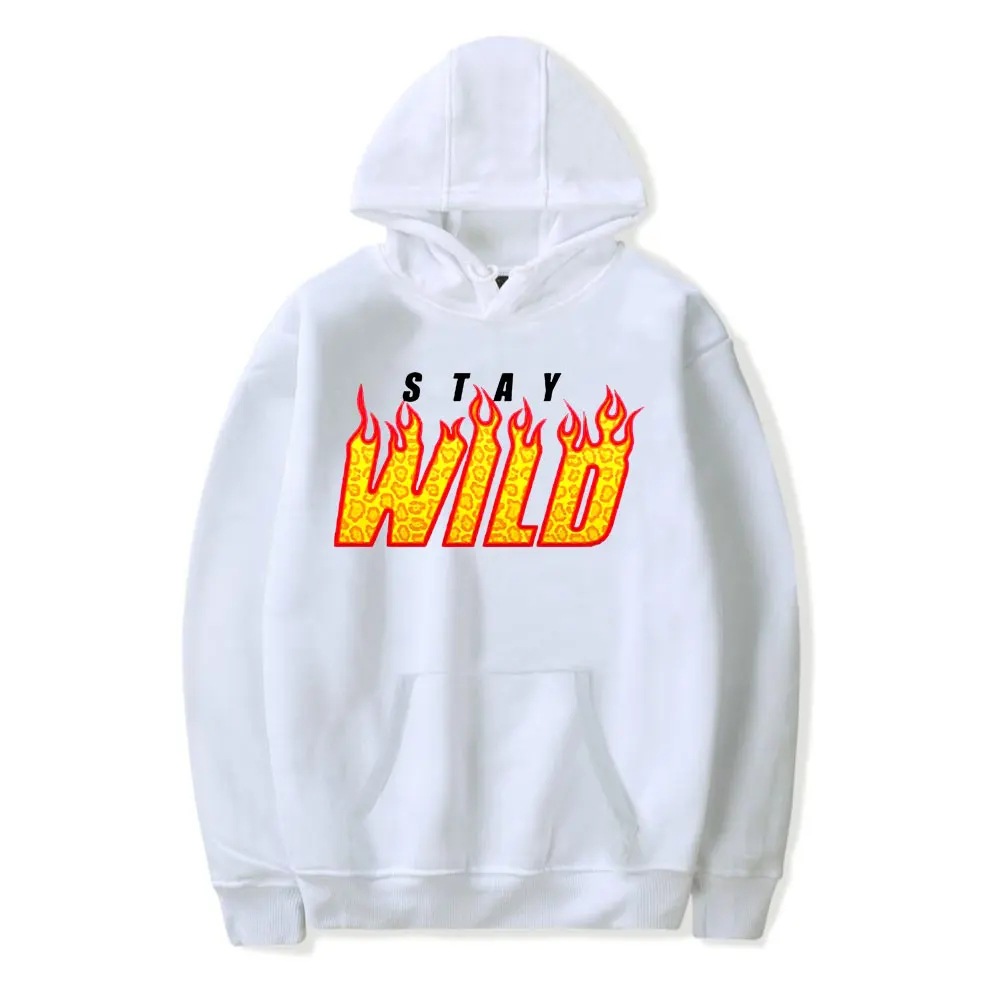 Ben Azelart Stay Wild Merch sudadera con capucha sudadera de bolsillo para hombres y mujeres youtuber