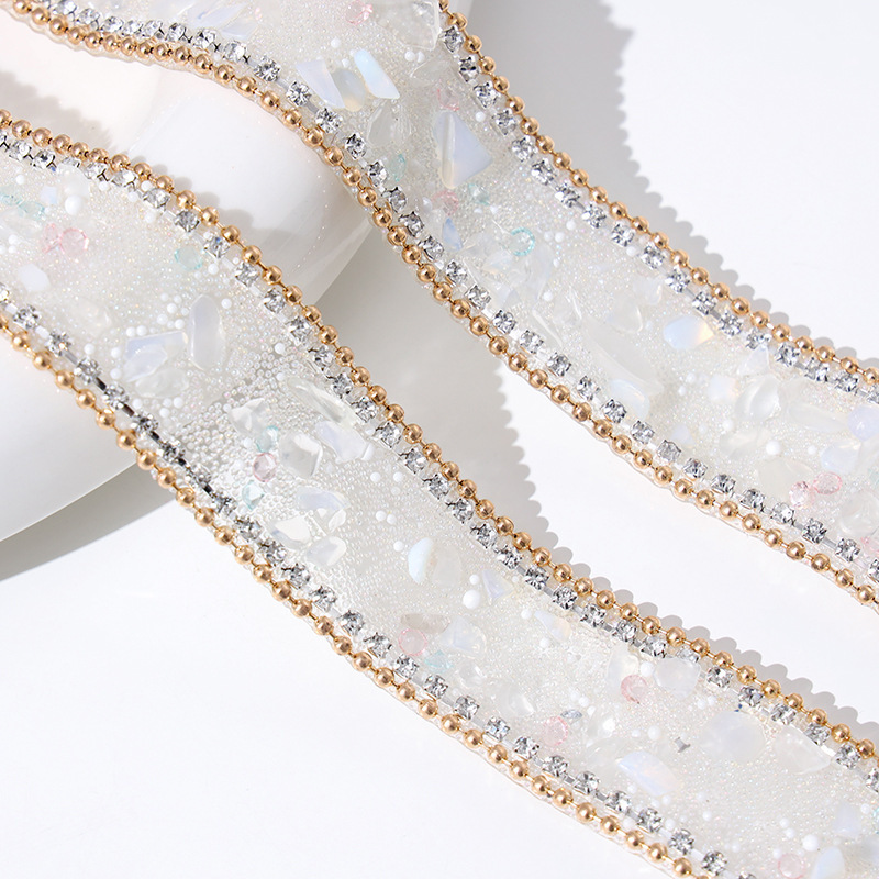 Piedra triturada blanca