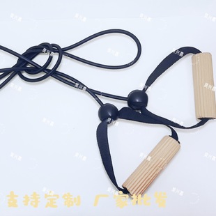 One-Word Tension Fitness Equipment Pulley Balance Home Health Elastic Rope Handle Multi-Function Stepper Supine Board